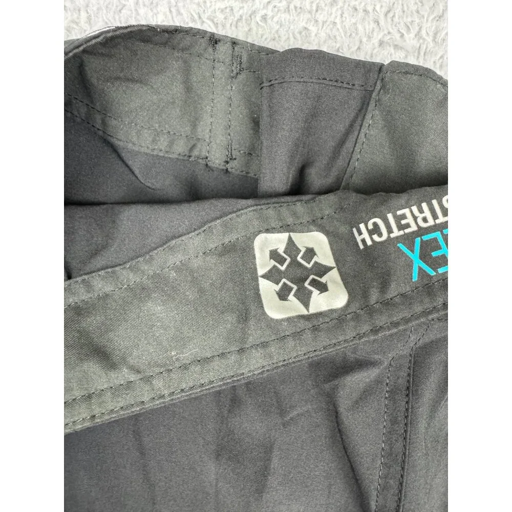 Mens Black OPFlex 4-Way Stretch Board Shorts 34 W/Zip Pocket Drawstring PreOwned - Picture 6 of 10